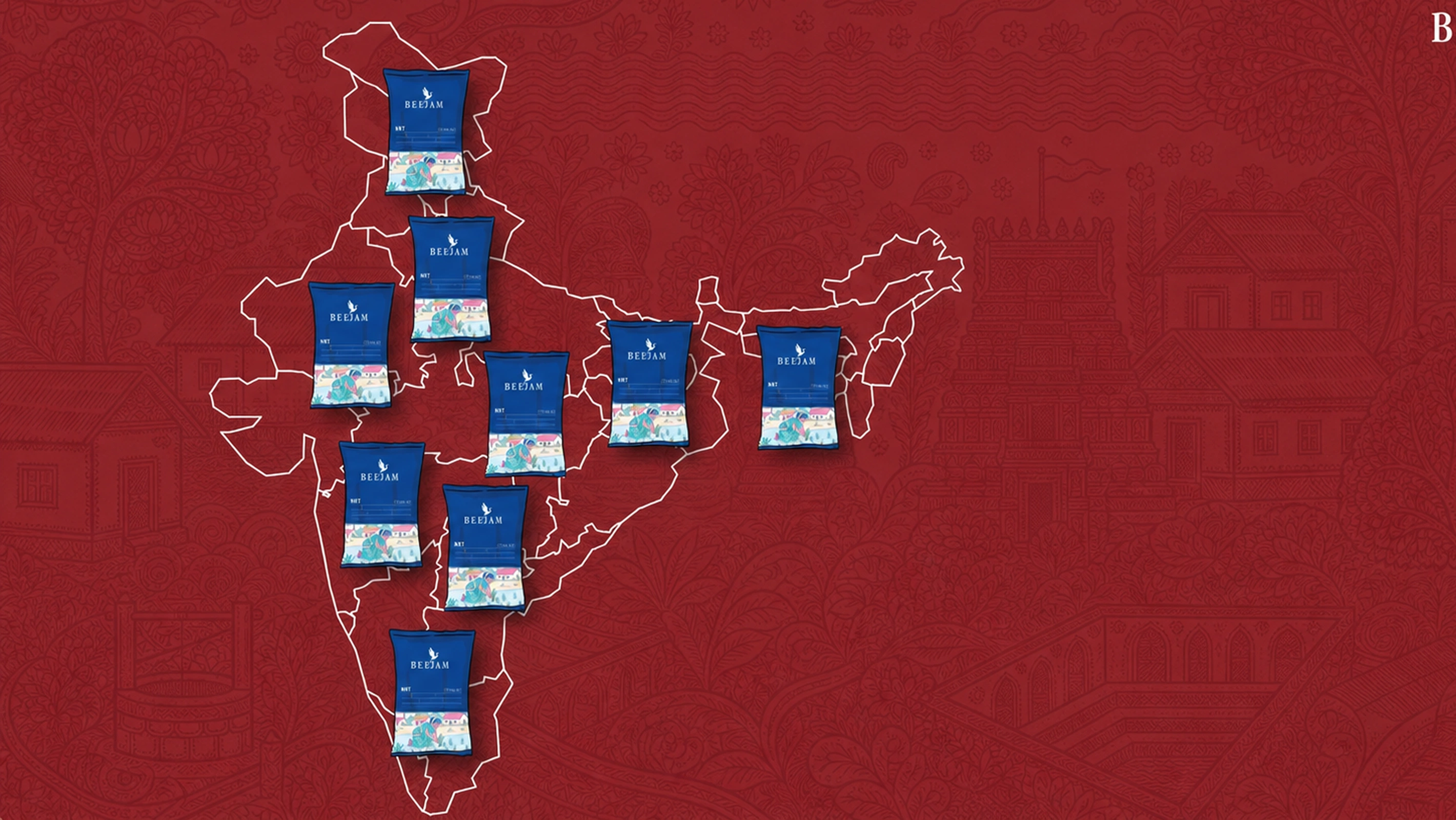 Beejam distribution across India