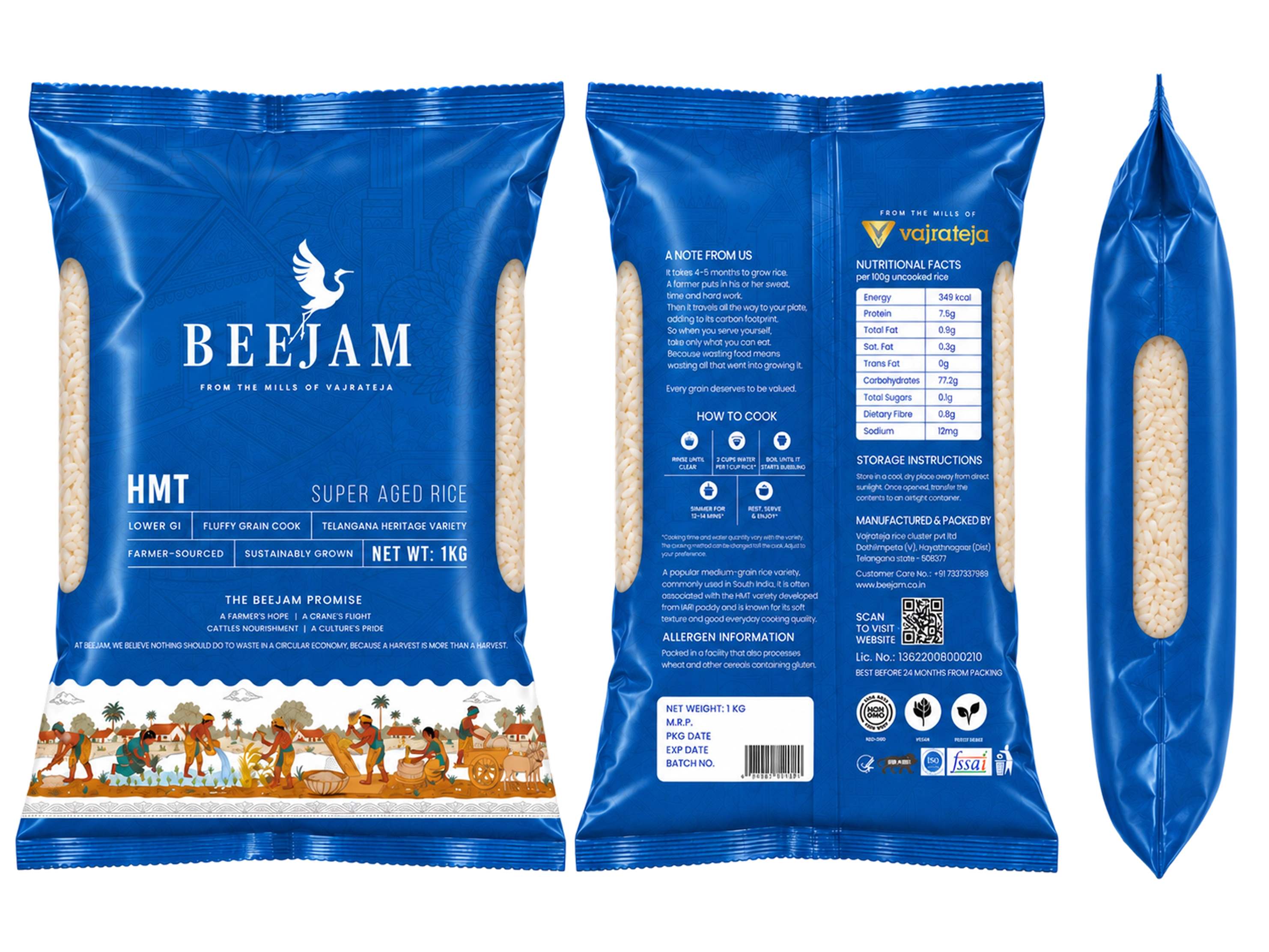 HMT Steam Rice pack