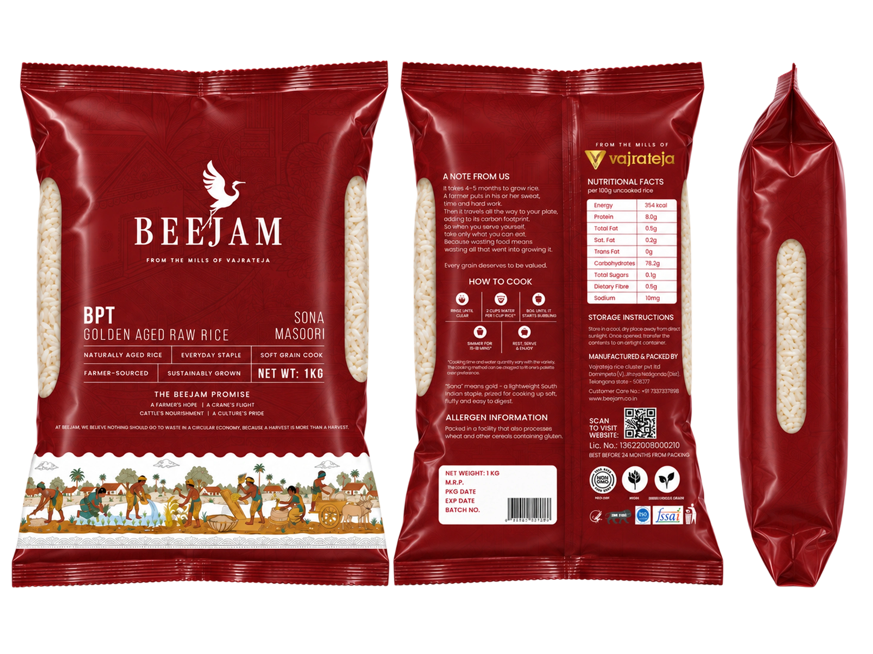 BPT Raw Rice pack