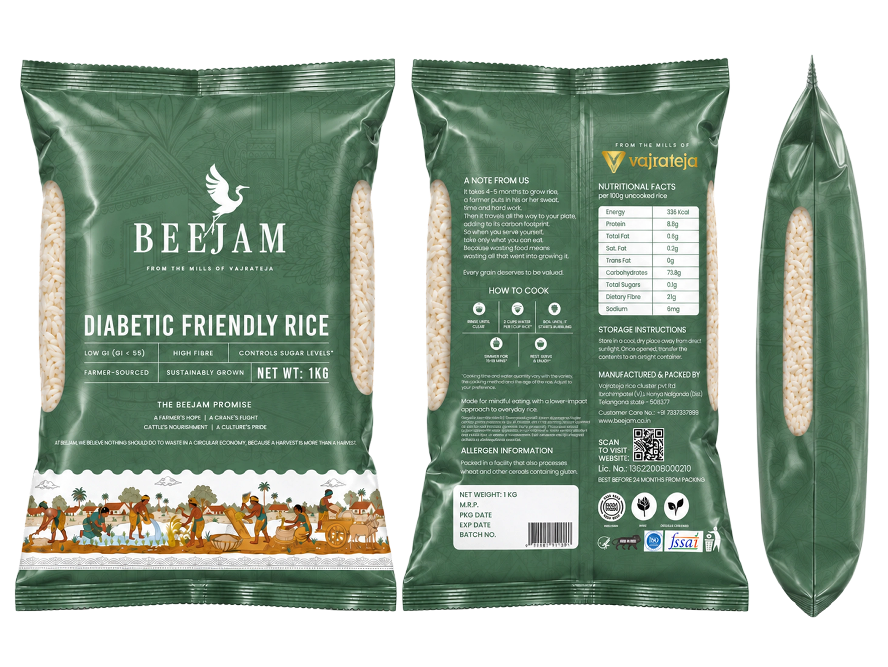 Diabetic Friendly Rice pack